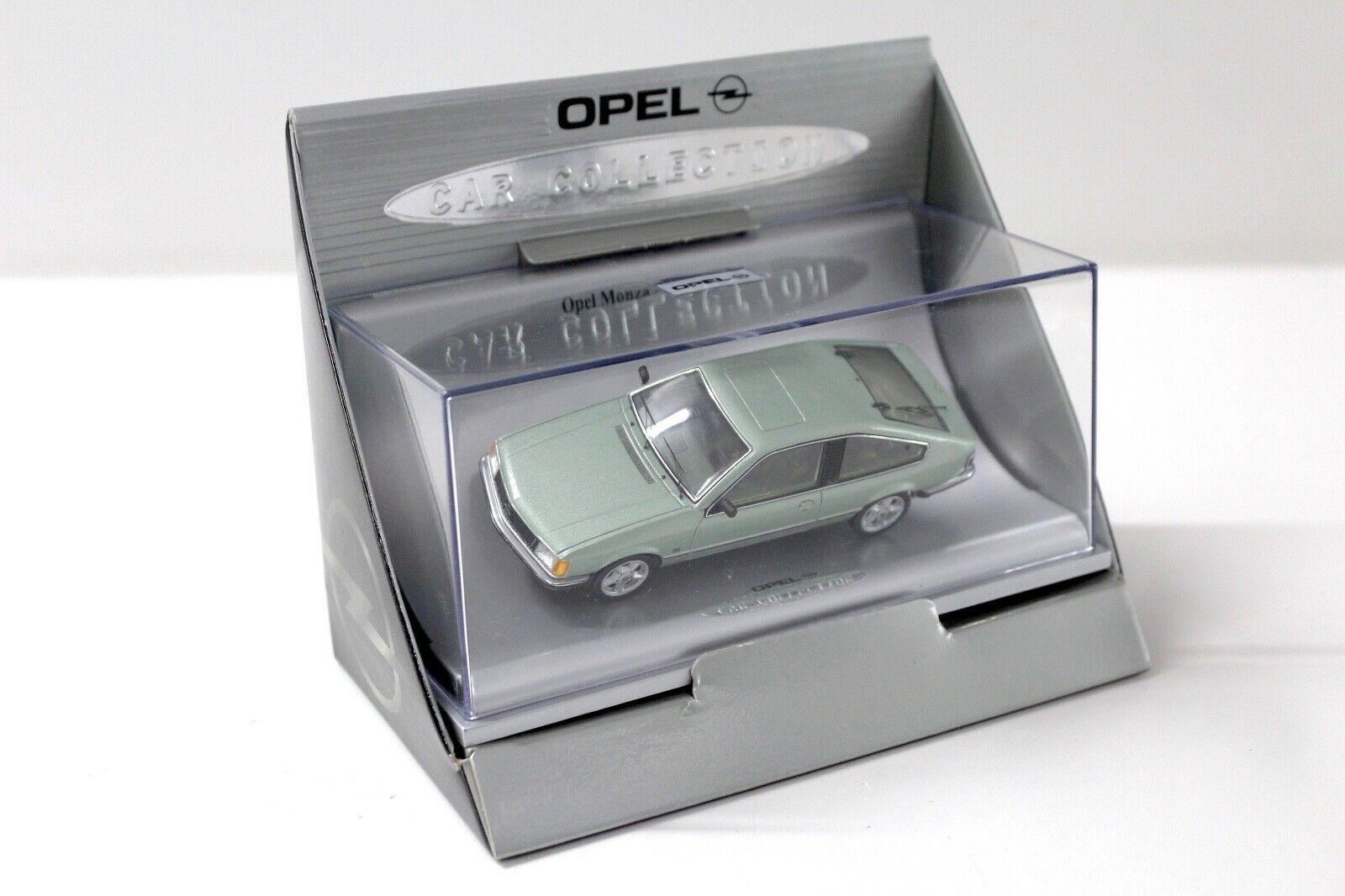 1:43 Schuco Opel Monza A light green Car Collection DEALER VERSION