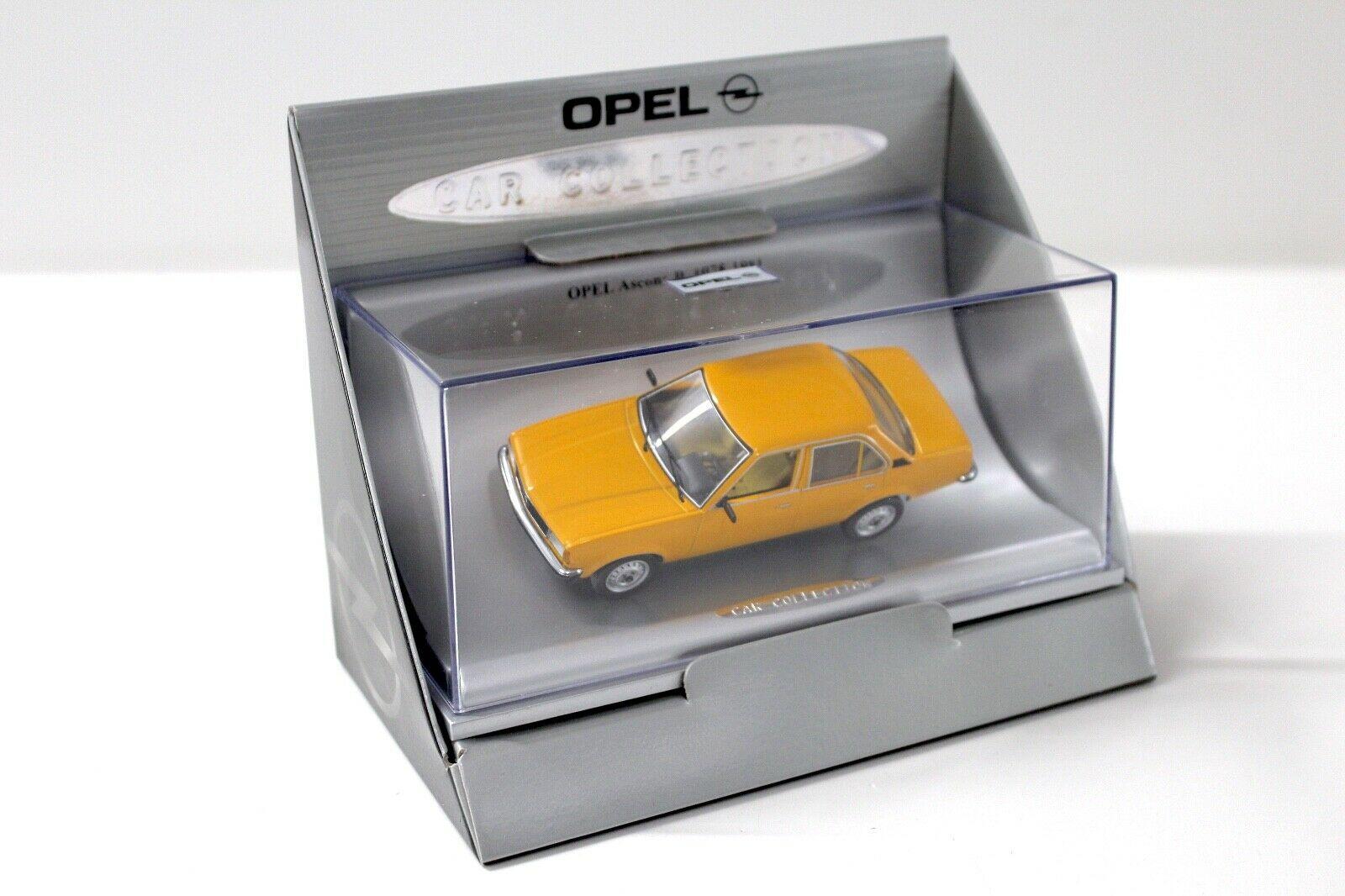 1:43 Schuco Opel Ascona B orange Car Collection DEALER VERION