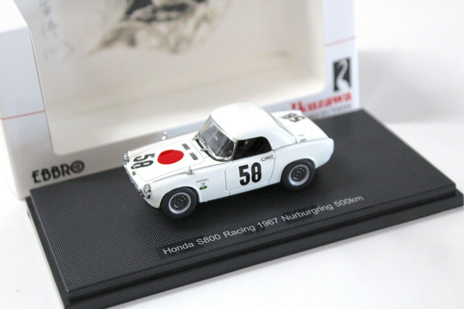 ID 40864 orig.jpg 1:43 Ebbro Honda S800 Racing 1967 Nürburgring 500km white #58