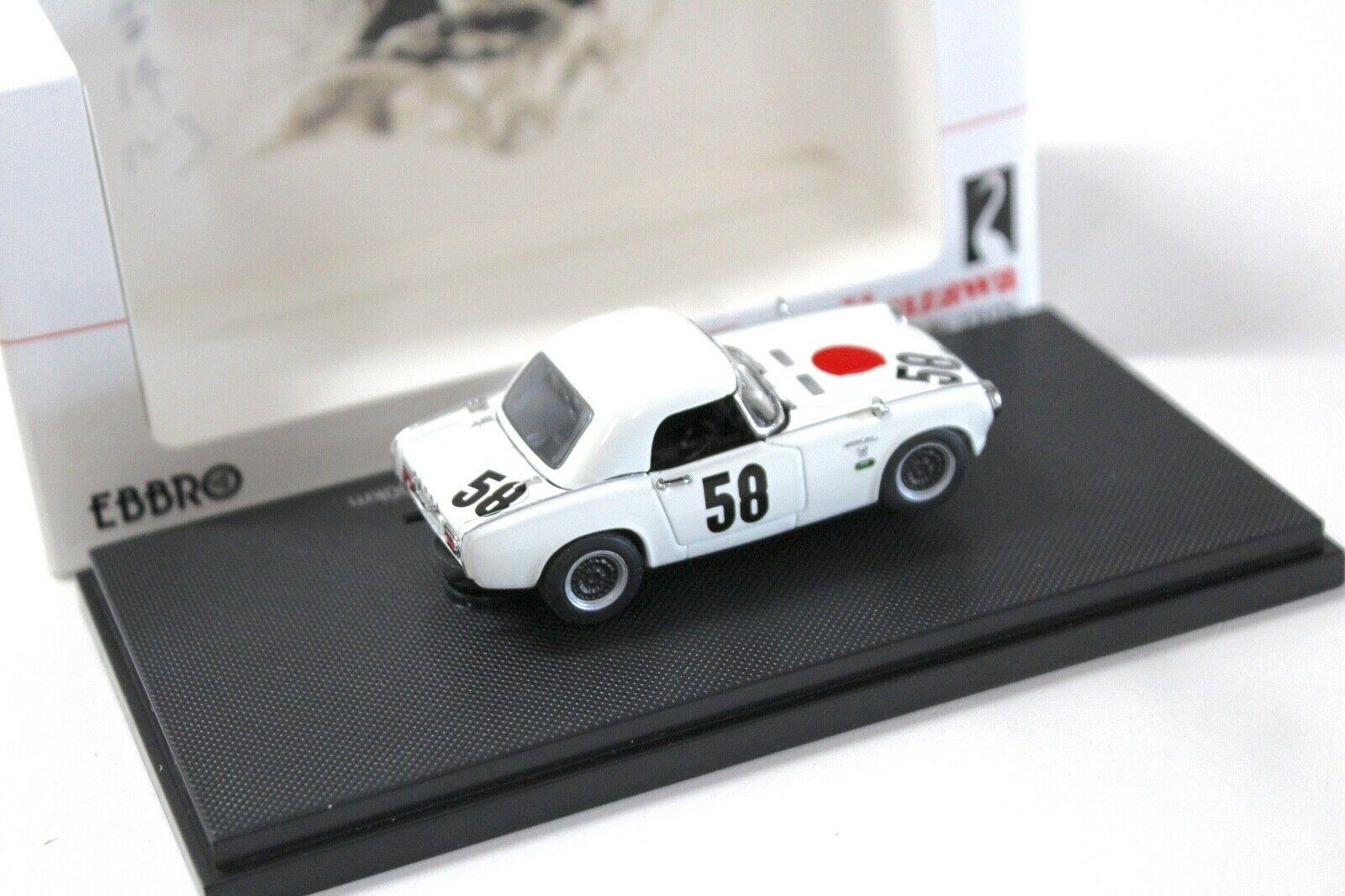 1:43 Ebbro Honda S800 Racing 1967 Nürburgring 500km white #58