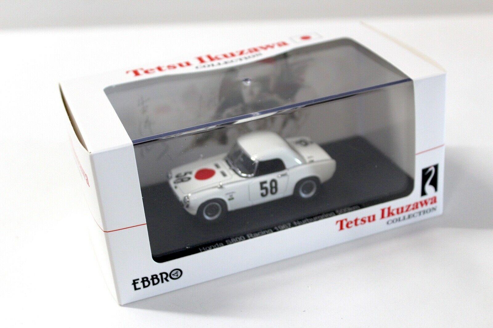 1:43 Ebbro Honda S800 Racing 1967 Nürburgring 500km white #58