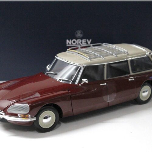1:18 Norev Citroen ID 21 Break 1970 dark red /beige