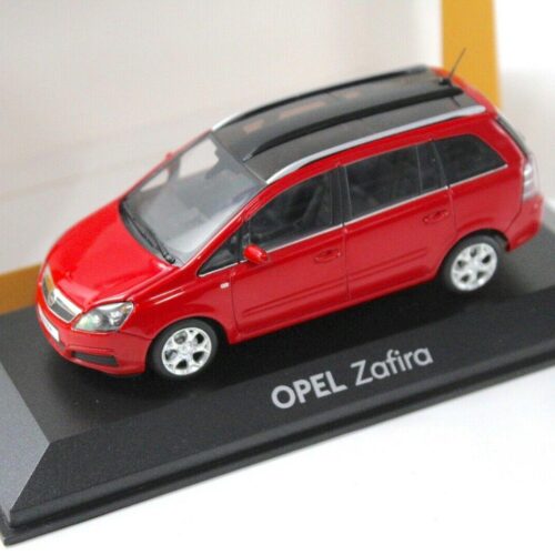 1:43 Minichamps Opel Zafira B red DEALER VERSION