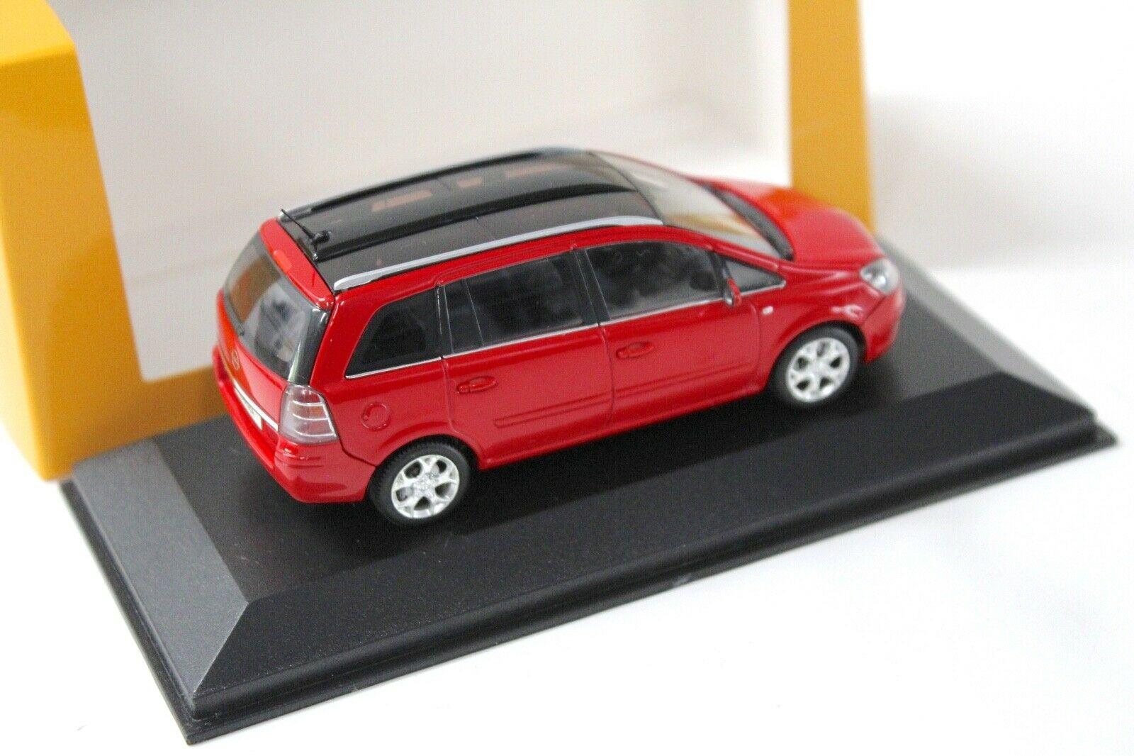 1:43 Minichamps Opel Zafira B red DEALER VERSION