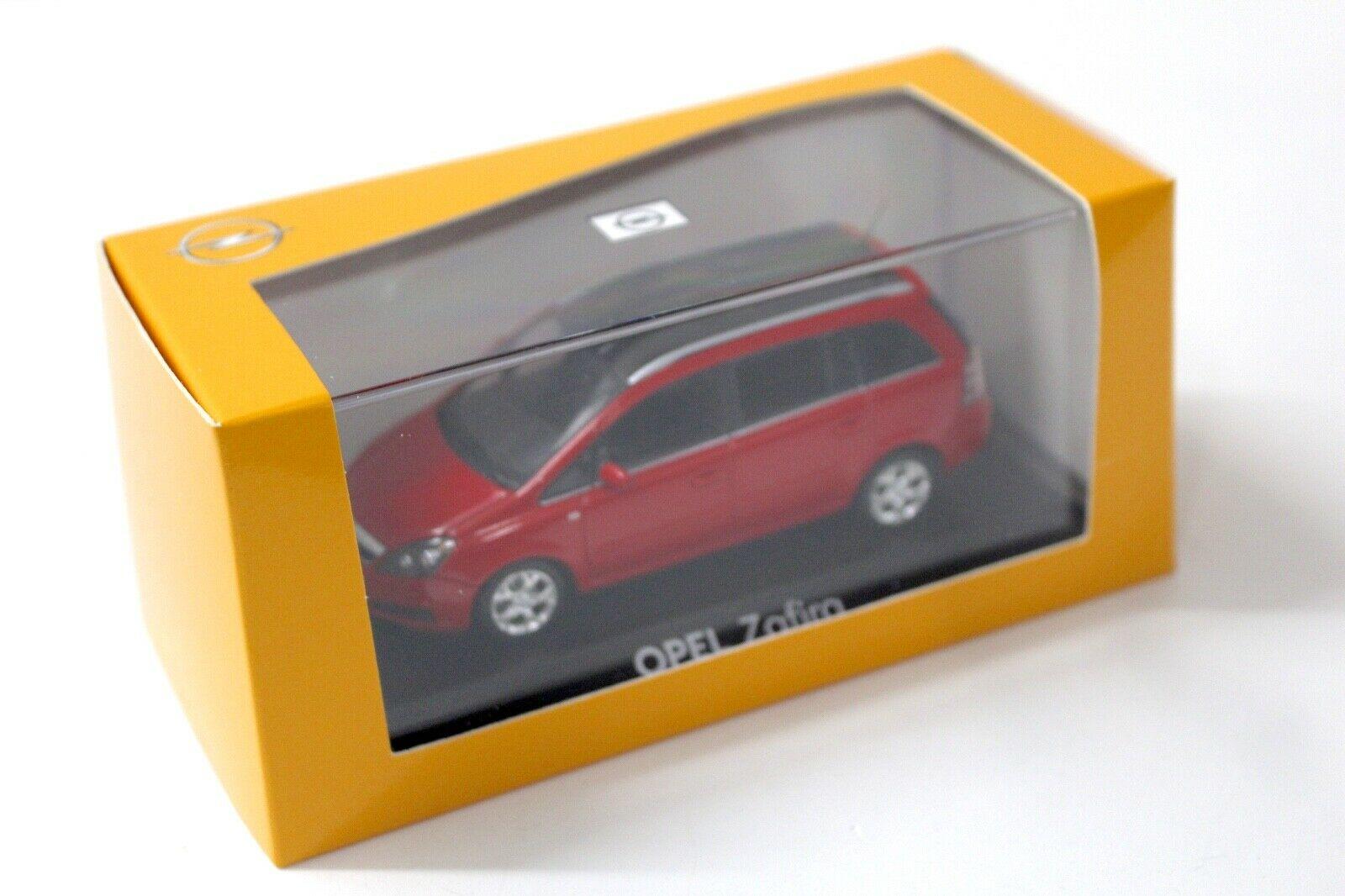 1:43 Minichamps Opel Zafira B red DEALER VERSION