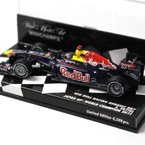 1:43 Minichamps Red Bull Racing Renault RB7 Vettel Japan GP