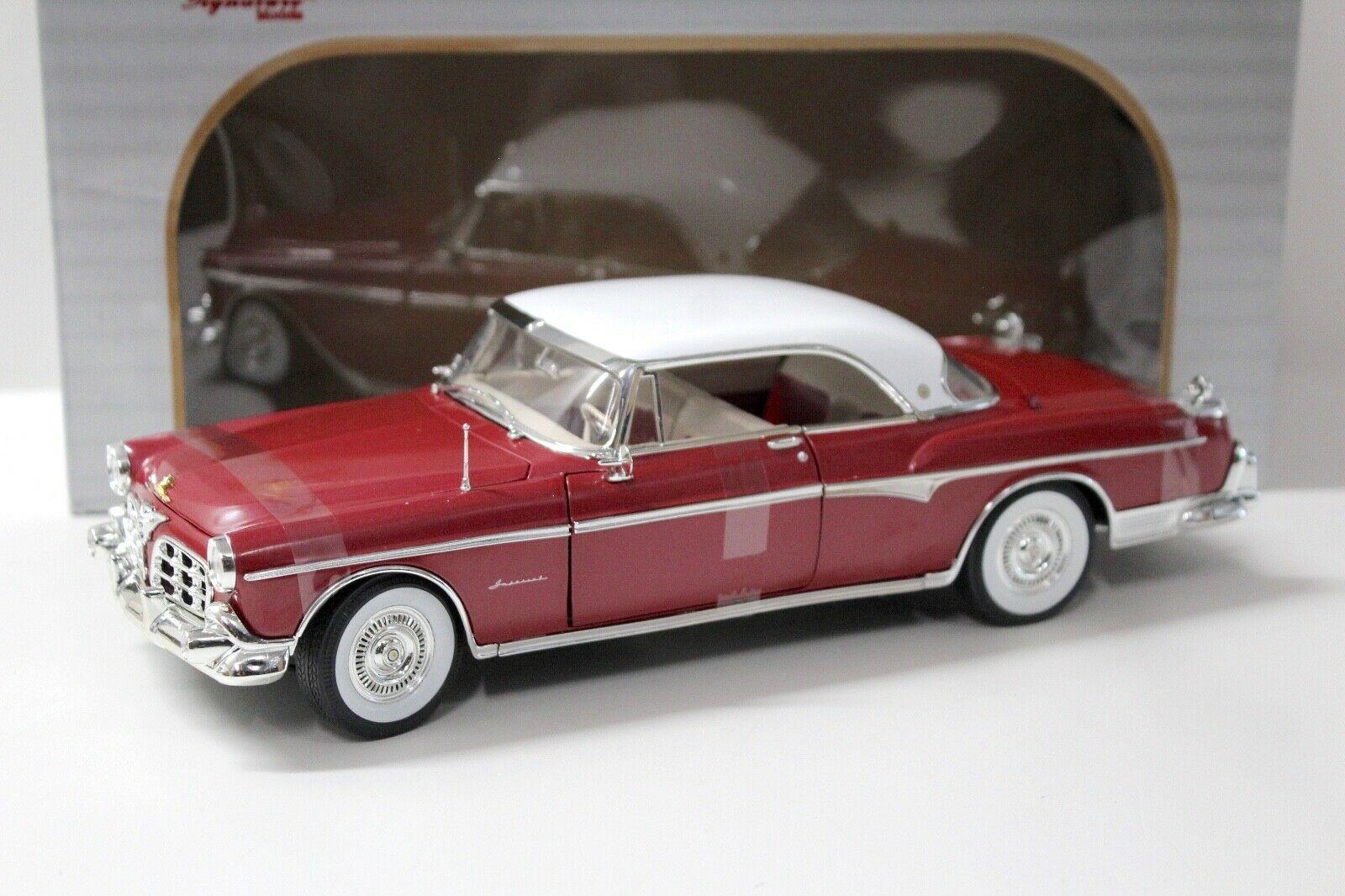 1:18 Signature Models Chrysler Imperial Coupe 1955 red/white