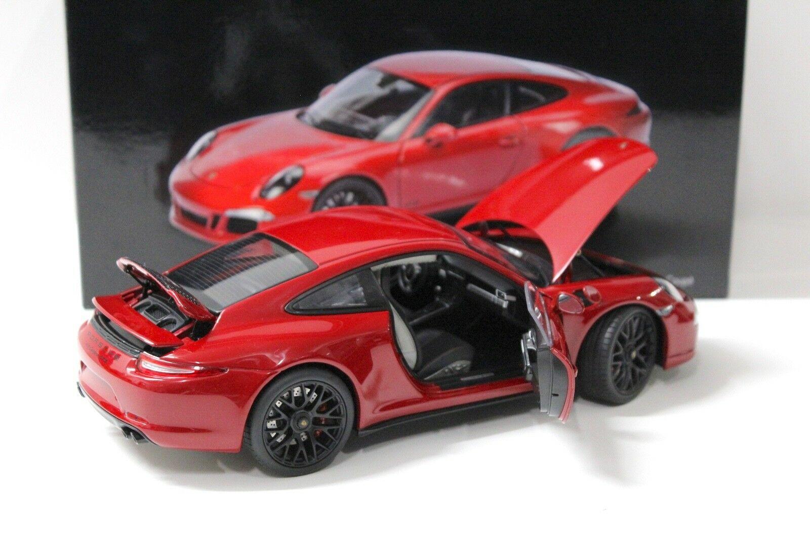 1:18 Schuco Porsche 911 (991) Carrera GTS Karmin red