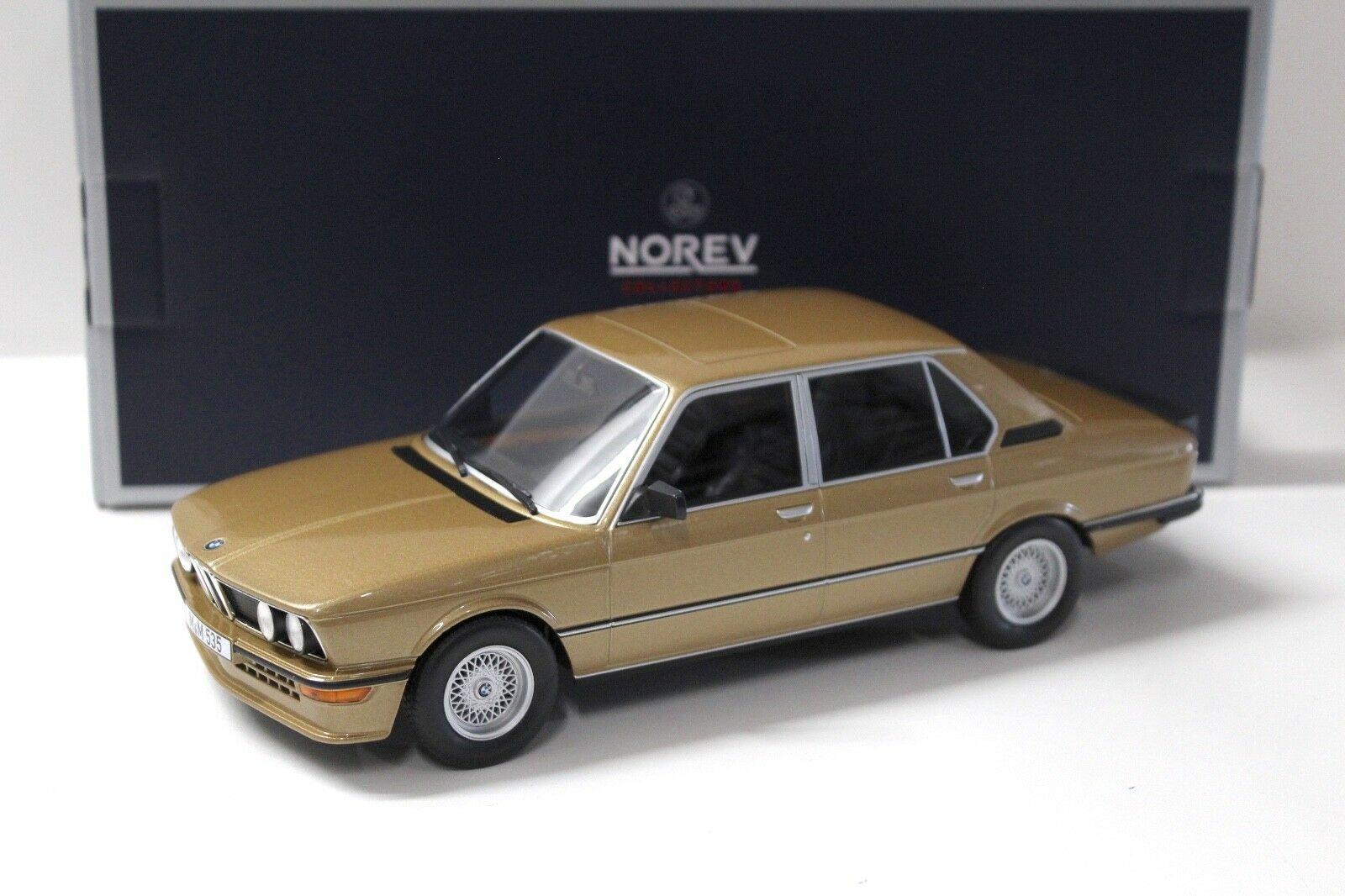 1:18 Norev BMW 535i Limousine 1980 gold metallic
