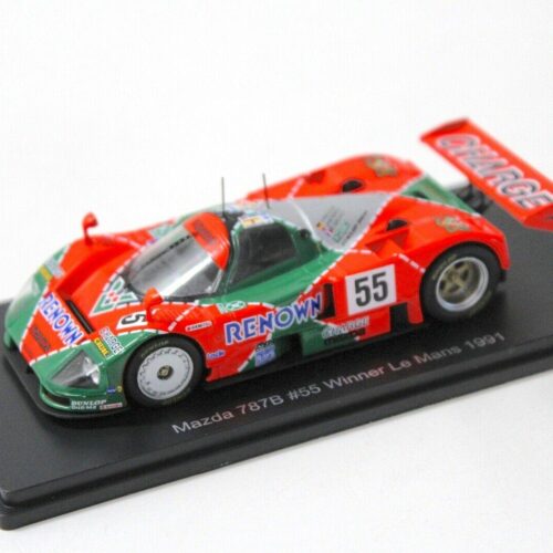 1:43 Spark Mazda 787B Winner Le Mans 1991 #55 Weidler
