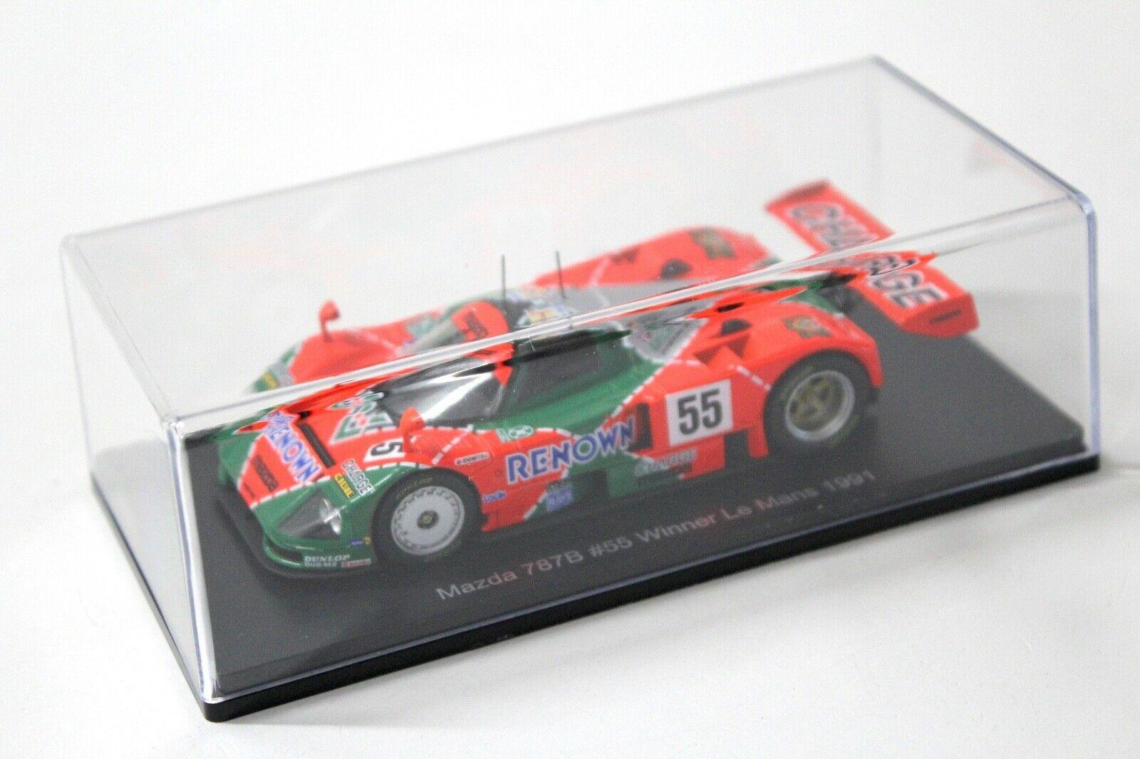 1:43 Spark Mazda 787B Winner Le Mans 1991 #55 Weidler