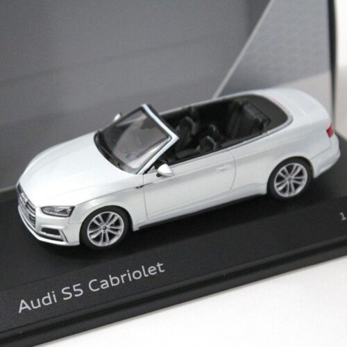 1:43 Jadi Audi S5 Cabriolet pearl white DEALER VERSION