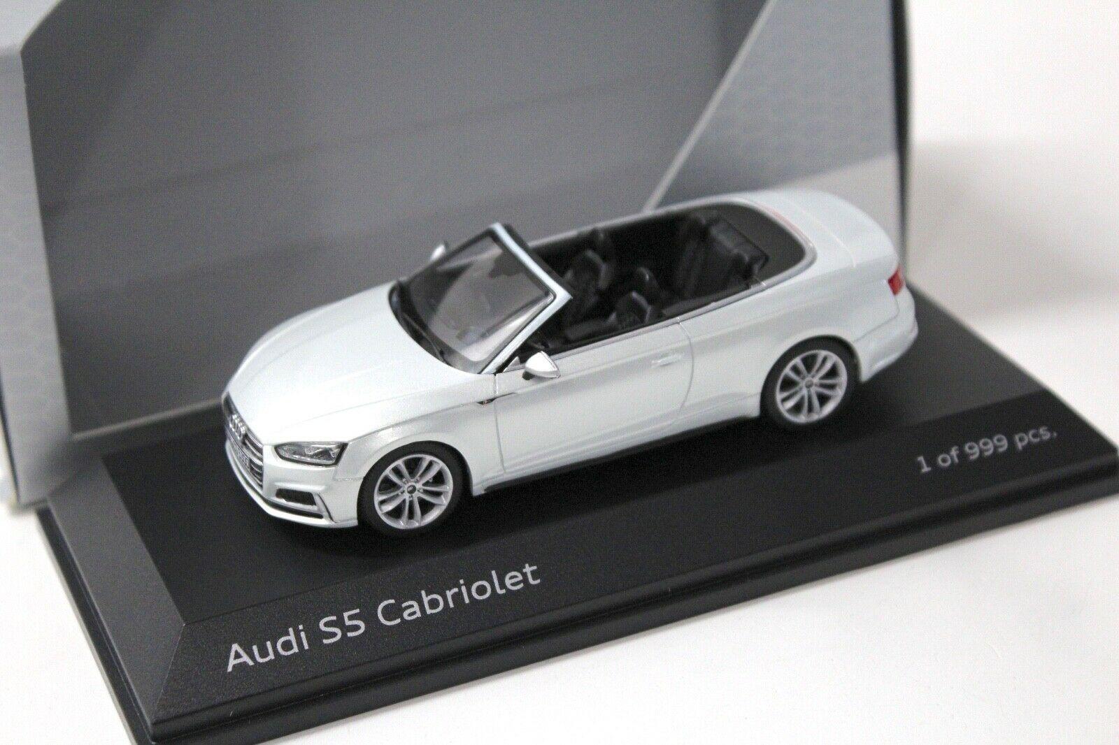 1:43 Jadi Audi S5 Cabriolet pearl white DEALER VERSION