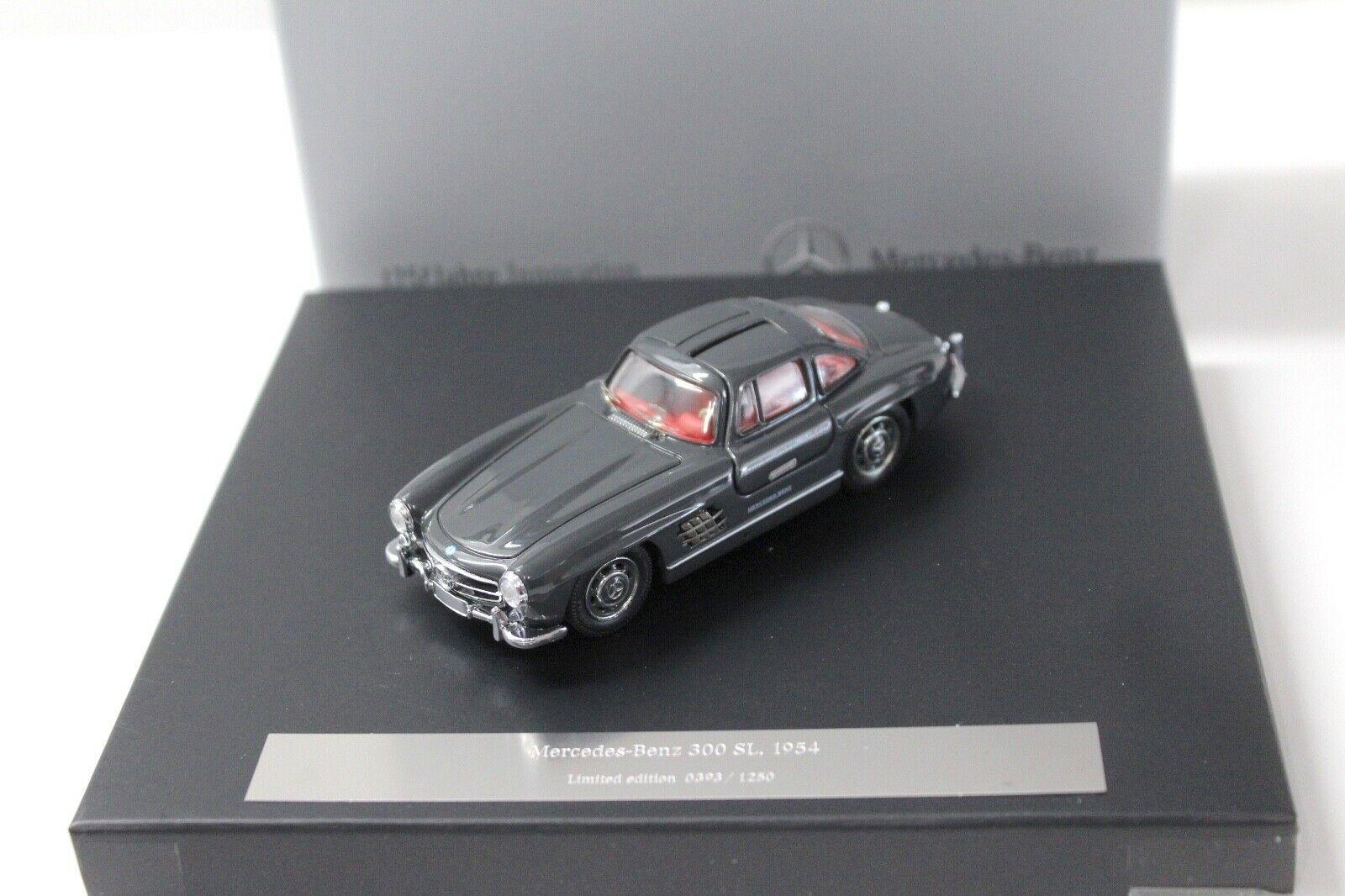 1:43 Schuco Mercedes 300SL Gullwing grey DEALER VERSION