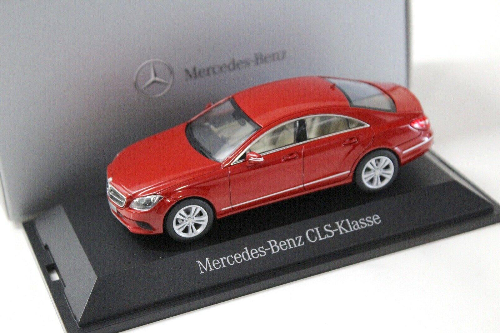 ID 41168 orig.jpg 1:43 Norev Mercedes CLS-Klasse C218 Mopf red DEALER VERSION