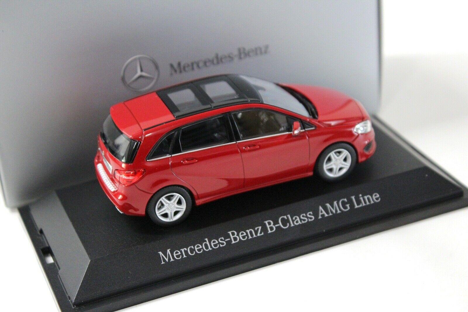 1:43 Norev Mercedes B-Klasse AMG Line red DEALER VERSION