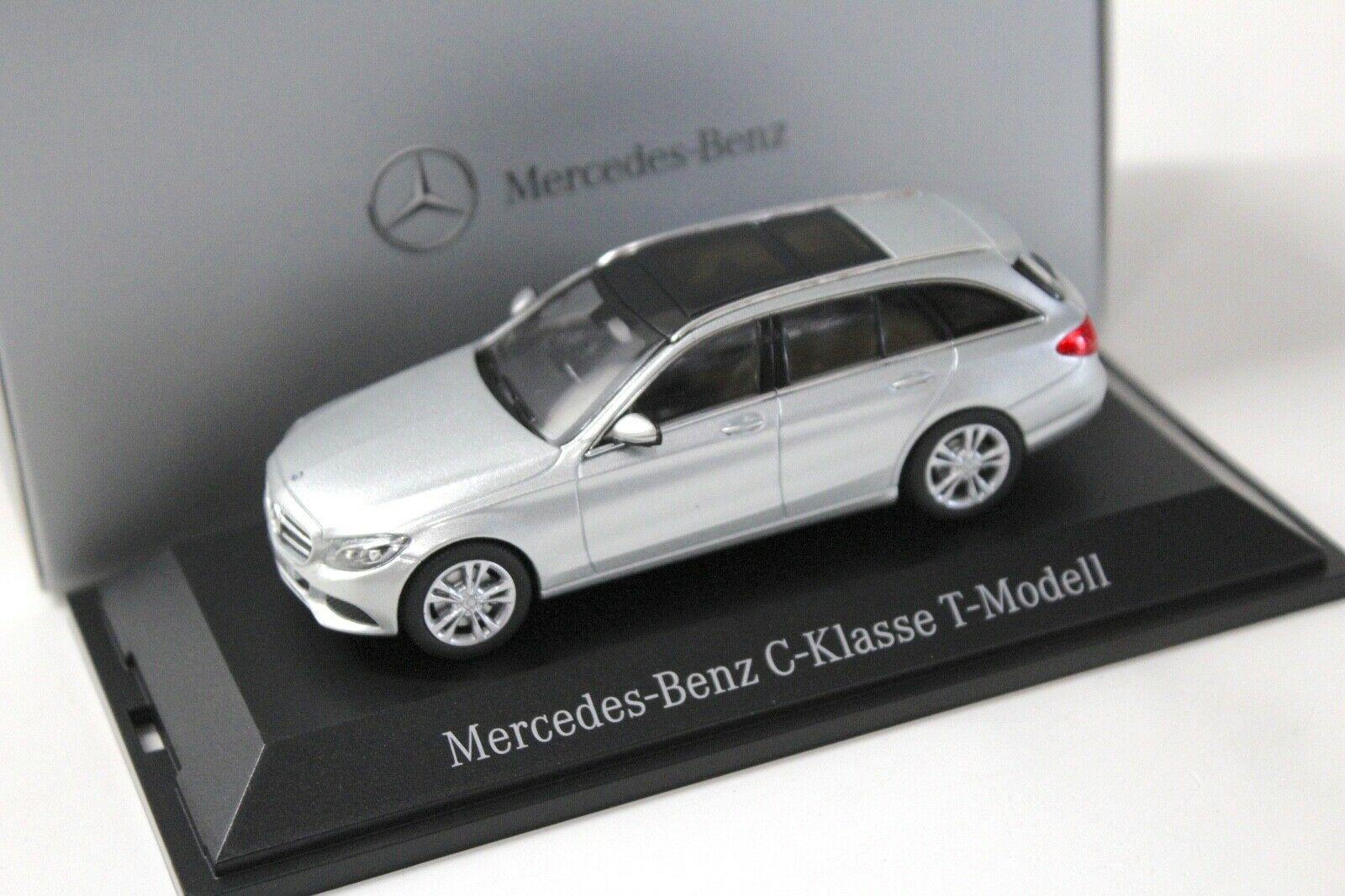 1:43 Norev Mercedes C-Klasse T-Modell Avantgarde silver DEALER VERSION