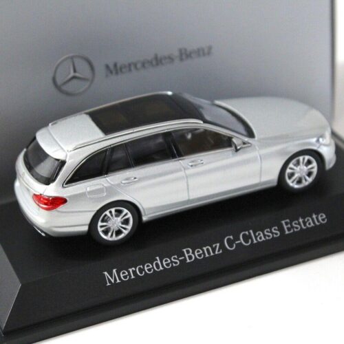 1:43 Norev Mercedes C-Klasse T-Modell Avantgarde silver DEALER VERSION