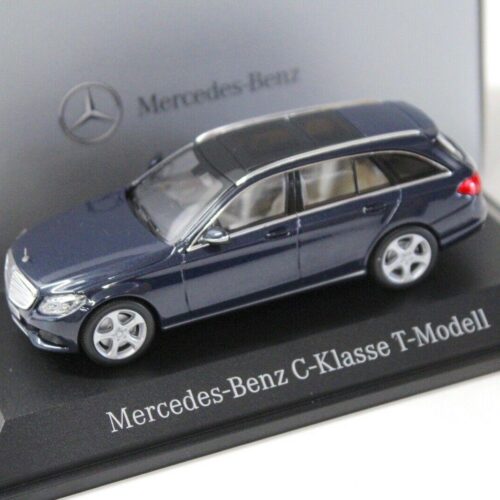 1:43 Norev Mercedes C-Klasse T-Modell Exclusive blue DEALER VERSION
