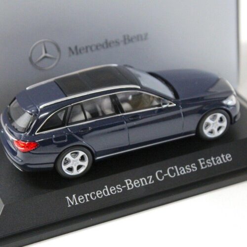 1:43 Norev Mercedes C-Klasse T-Modell Exclusive blue DEALER VERSION