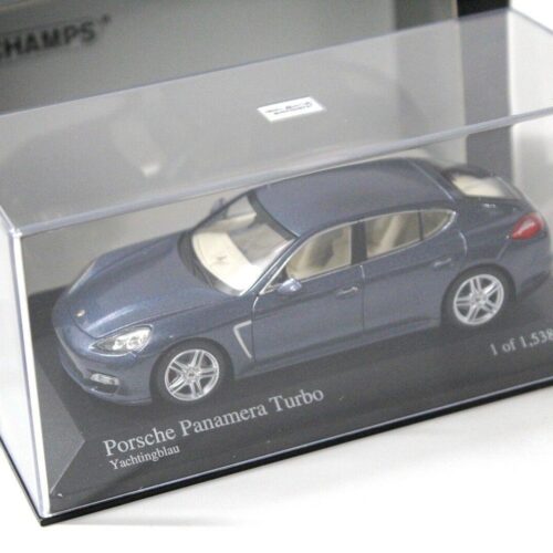 1:43 Minichamps Porsche Panamera Turbo Yachting blue