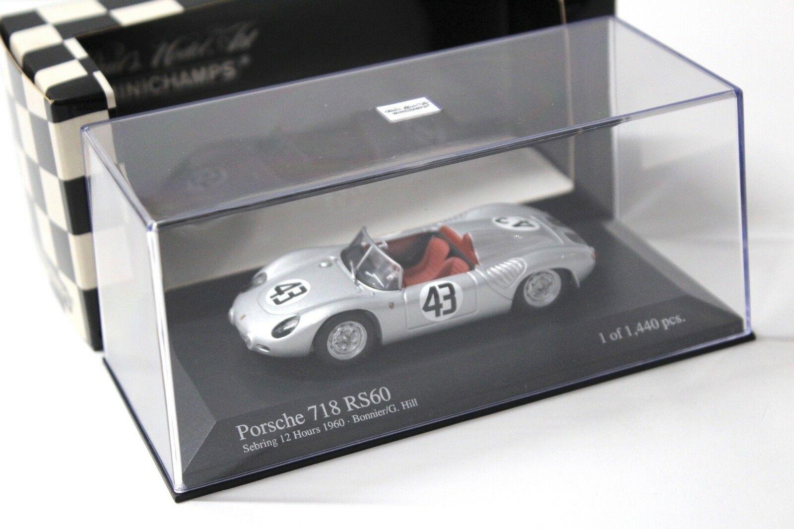 1:43 Minichamps Porsche 718 RS60 Sebring 12 Hours #43