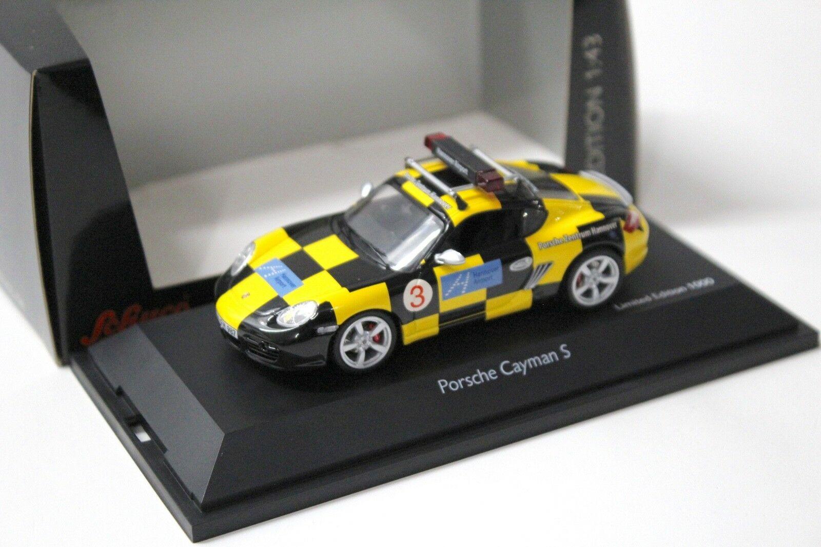 ID 41245 orig.jpg 1:43 Schuco Porsche Cayman S "FOLLOW ME" Airport Hannover