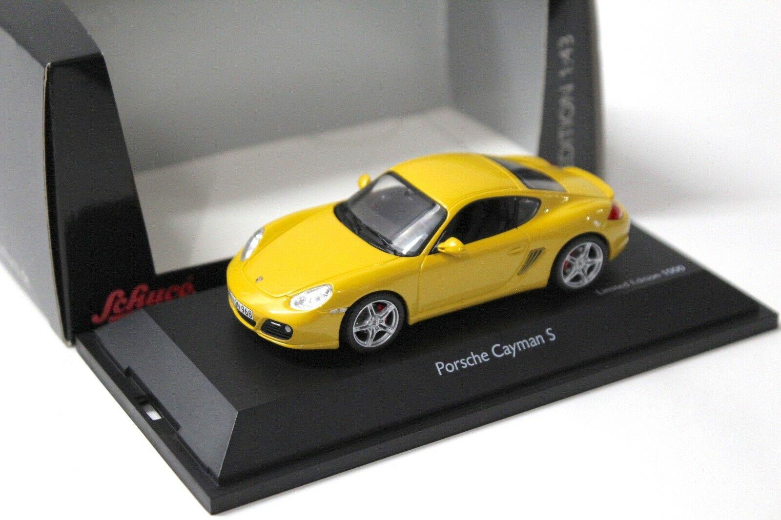 1:43 Schuco Porsche Cayman S yellow