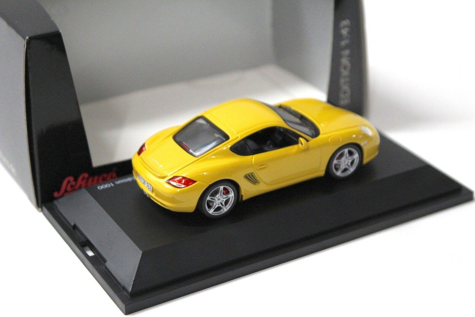 1:43 Schuco Porsche Cayman S yellow