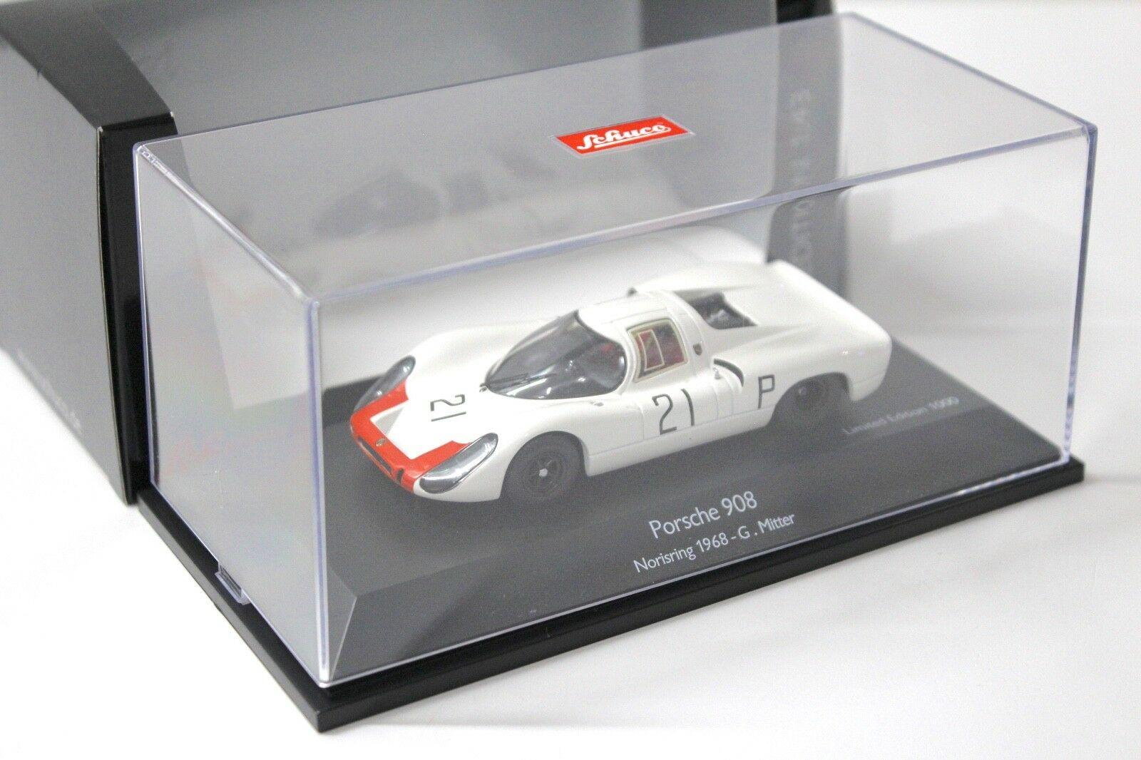 1:43 Schuco Porsche 908 Norisring 1968 G.Mitter #21