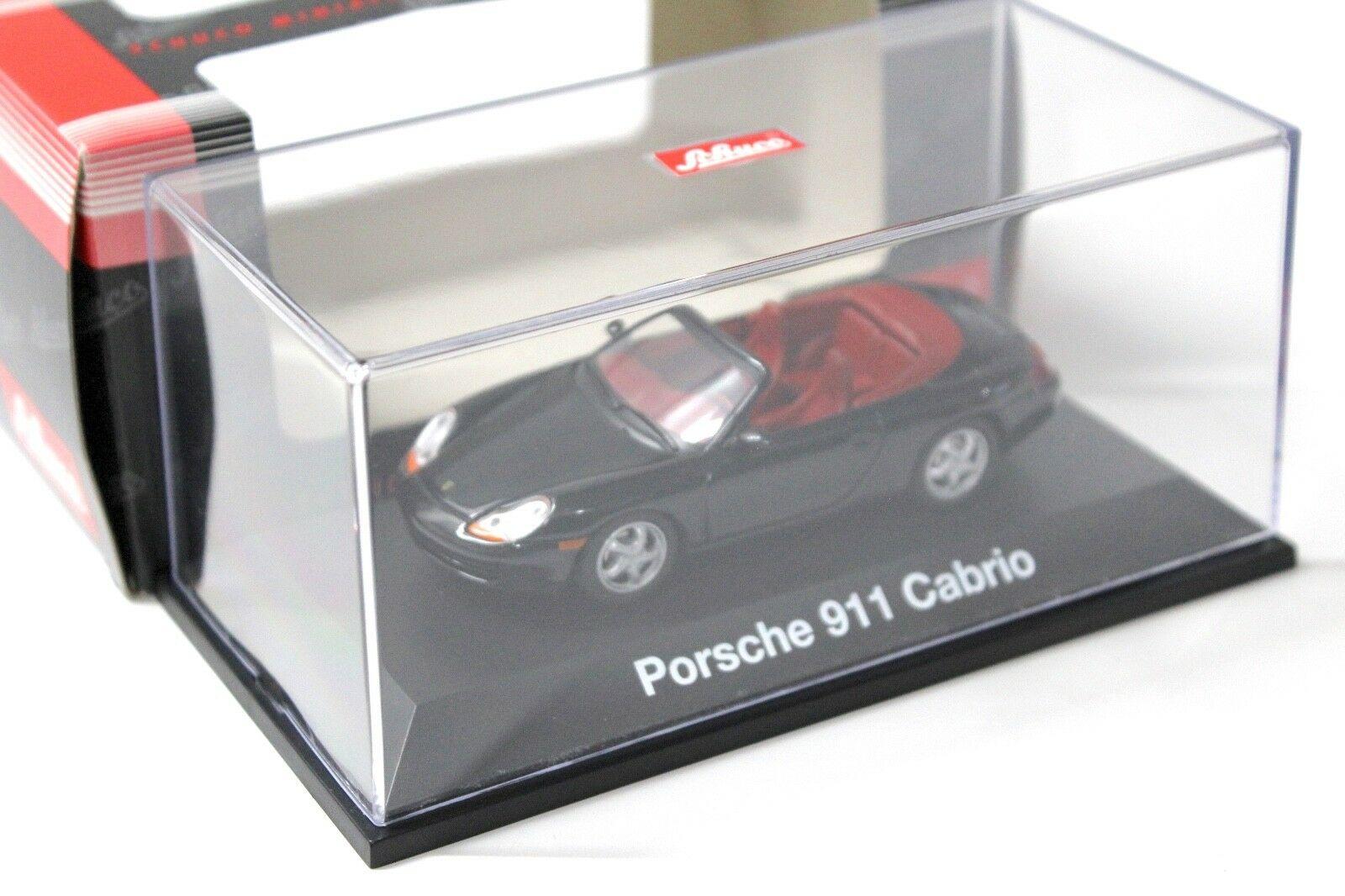 1:43 Schuco Porsche 911 (996) Cabriolet black