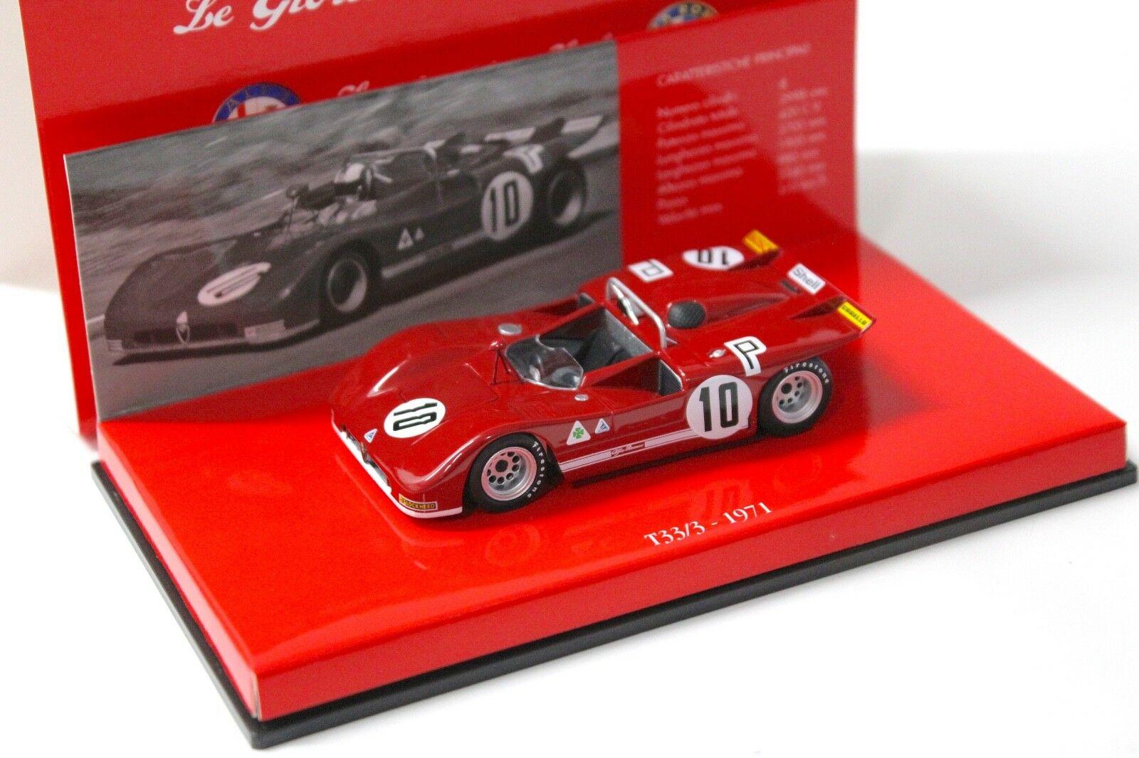 1:43 Minichamps Alfa Romeo T33/3 1971 red #10