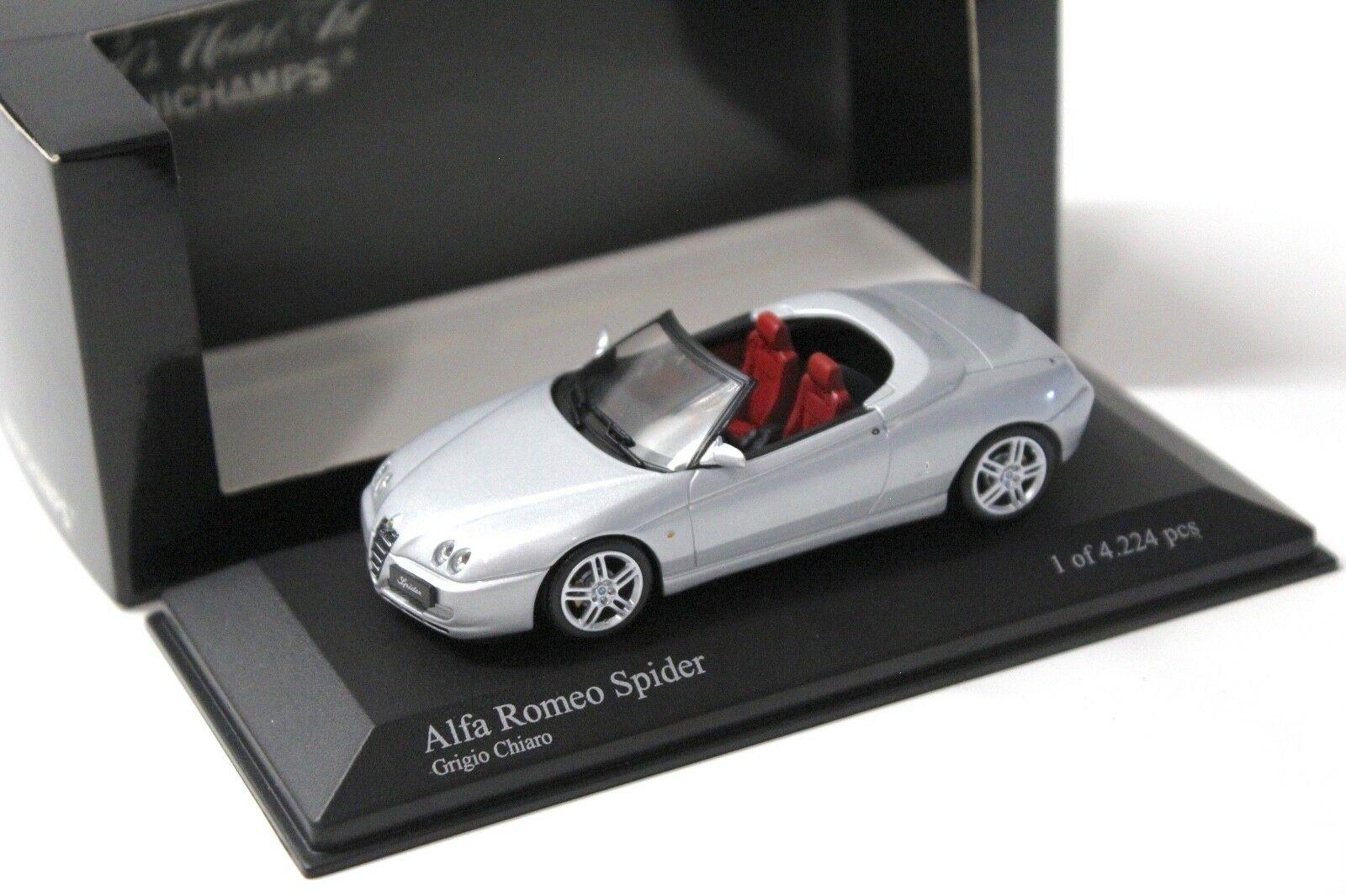 1:43 Minichamps Alfa Romeo Spider 2003 silver