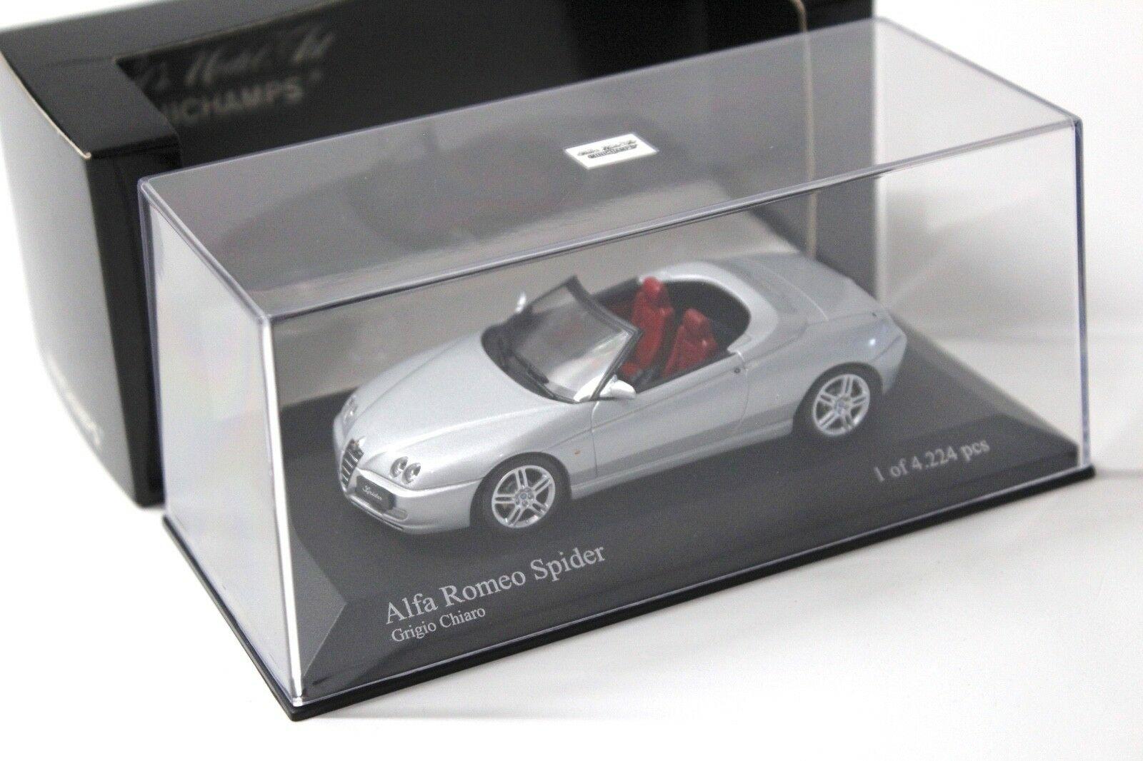 1:43 Minichamps Alfa Romeo Spider 2003 silver