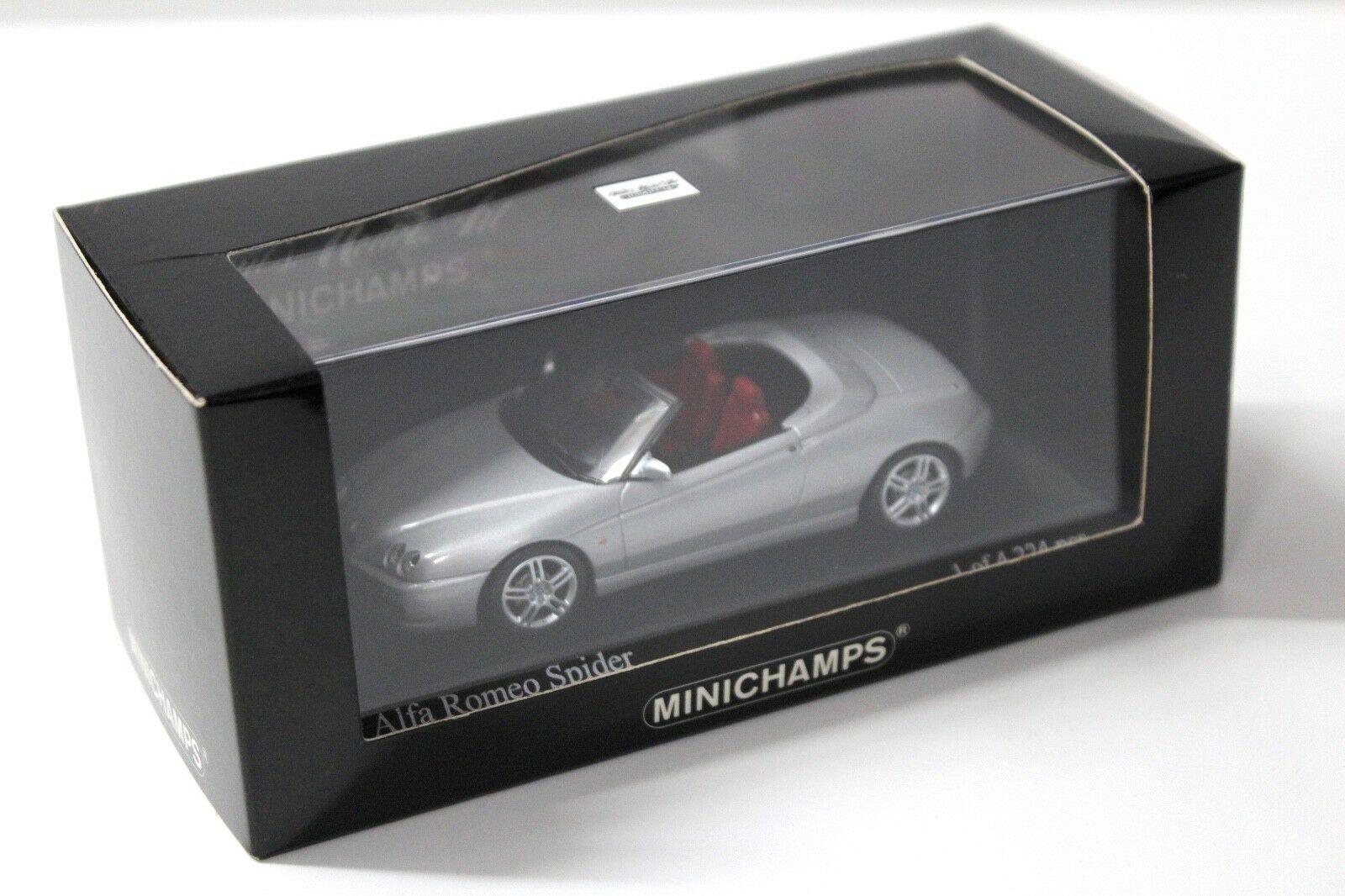 1:43 Minichamps Alfa Romeo Spider 2003 silver