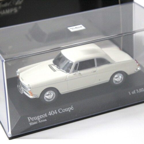 1:43 Minichamps Peugeot 404 Coupe beige white 1962