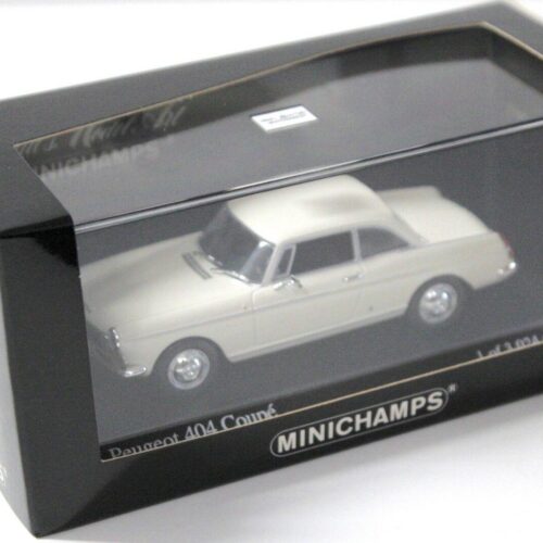 1:43 Minichamps Peugeot 404 Coupe beige white 1962