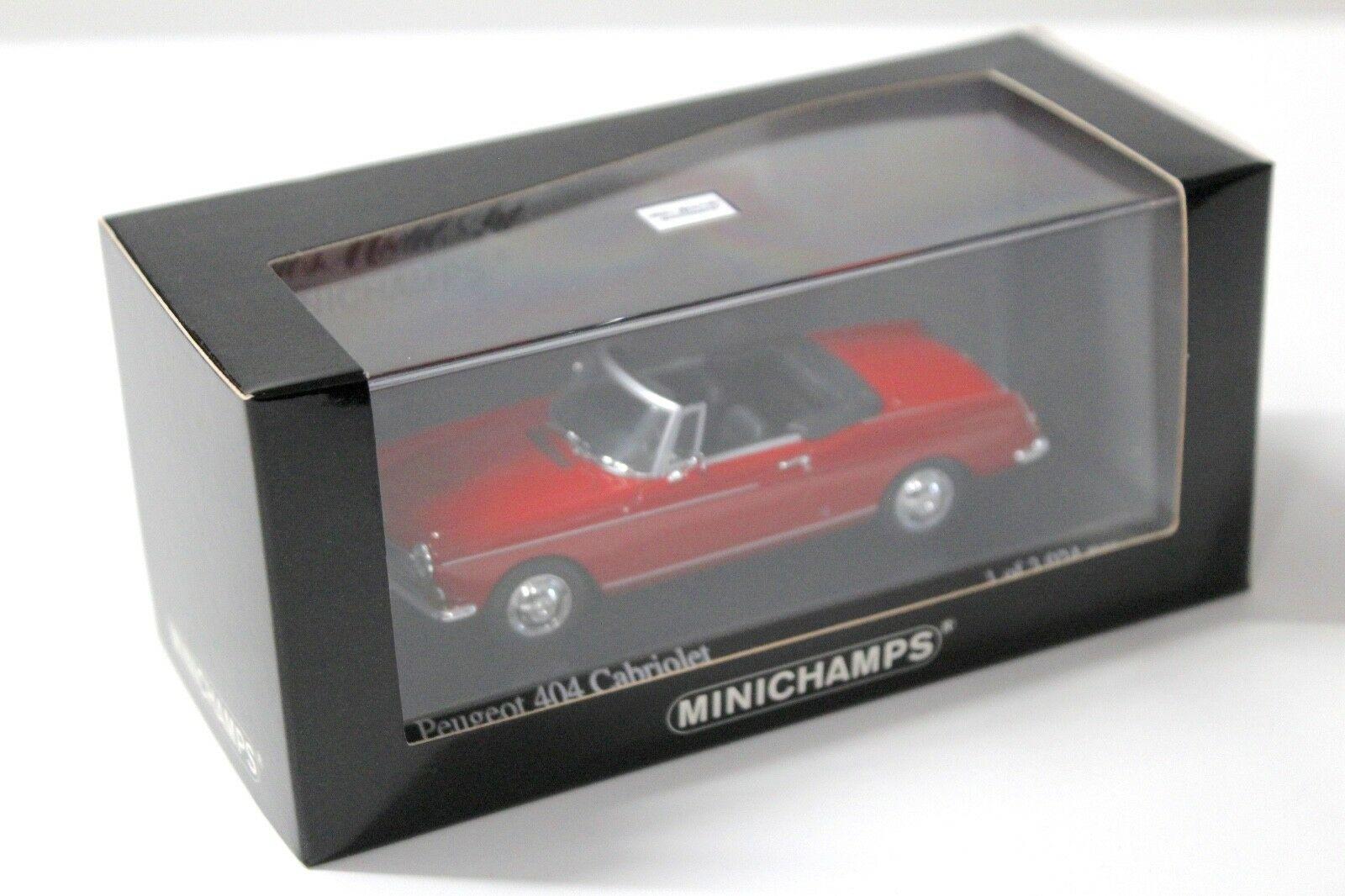 1:43 Minichamps Peugeot 404 Cabriolet red 1962