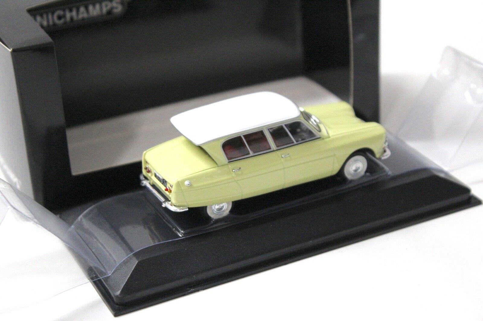 1:43 Minichamps Citroen Ami 6 yellow/ white 1964
