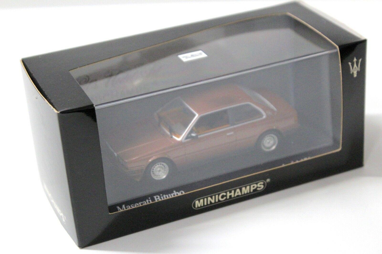 1:43 Minichamps Maserati Biturbo Marrone 80 metallic