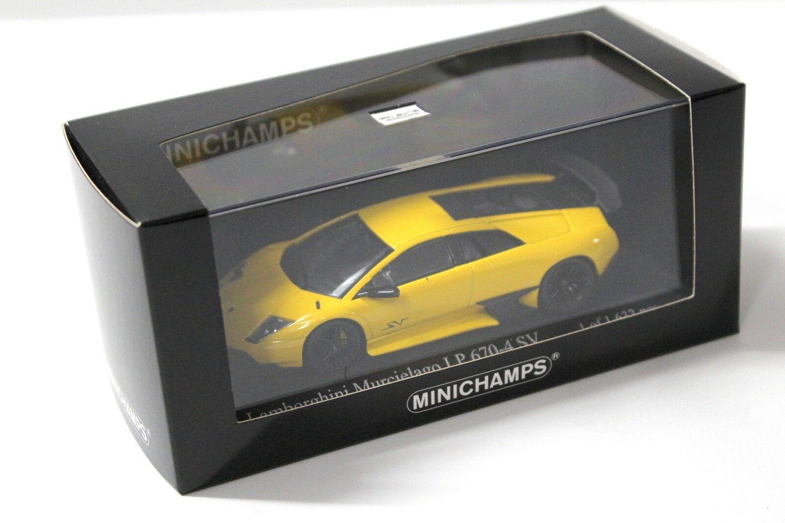 1:43 Minichamps Lamborghini Murcielago LP 670-4 SV yellow