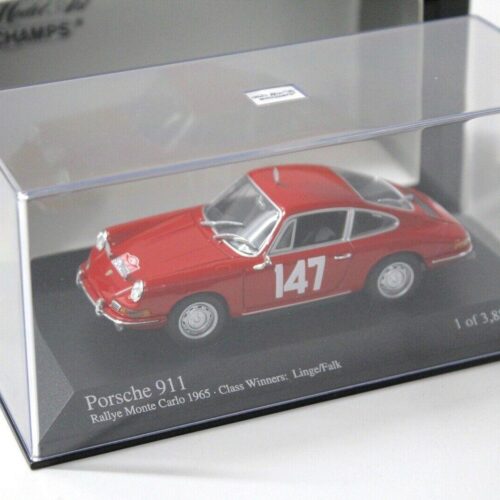 1:43 Minichamps Porsche 911 Rallye Monte Carlo 1965 #147 red