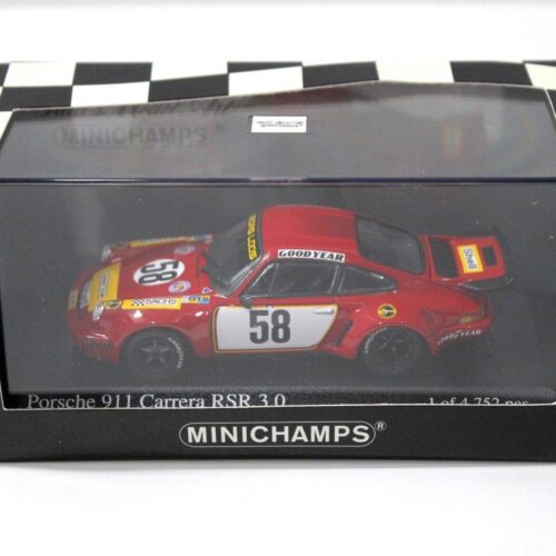 1:43 Minichamps Porsche 911 Carrera RSR 3.0 red #58