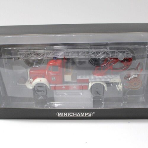 1:43 Minichamps Mercedes L3500 DL17 Feuerwehr 1950 red/ white
