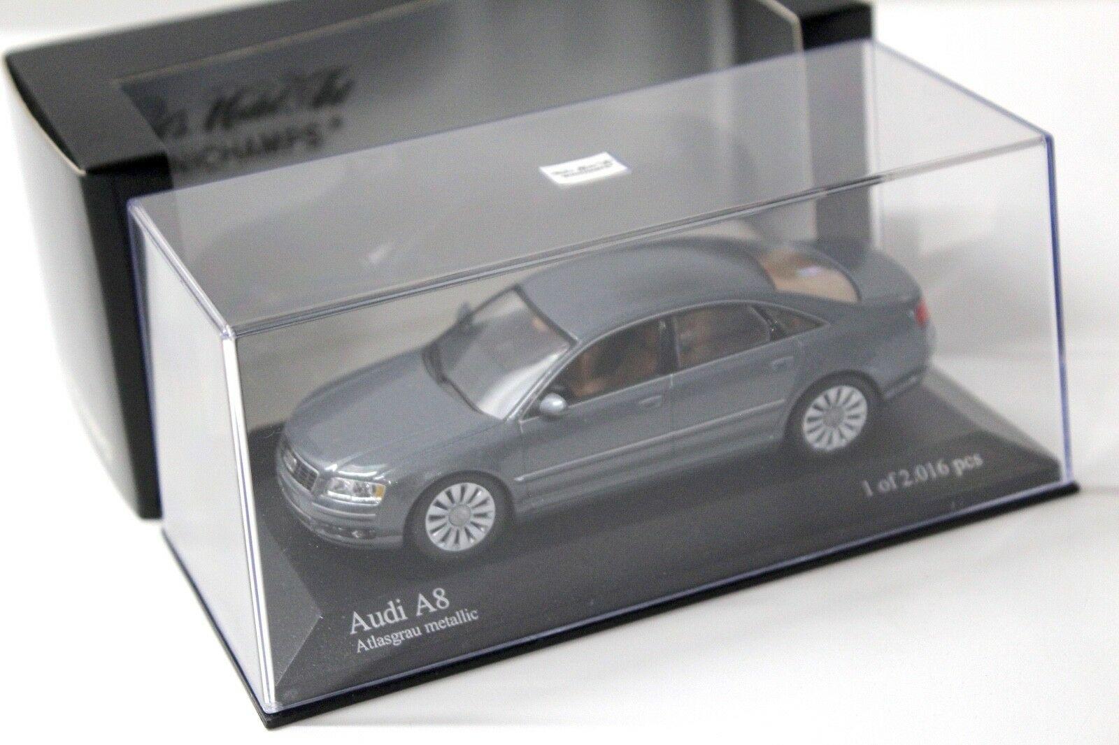 1:43 Minichamps Audi A8 Limousine (D3) Atlas grey
