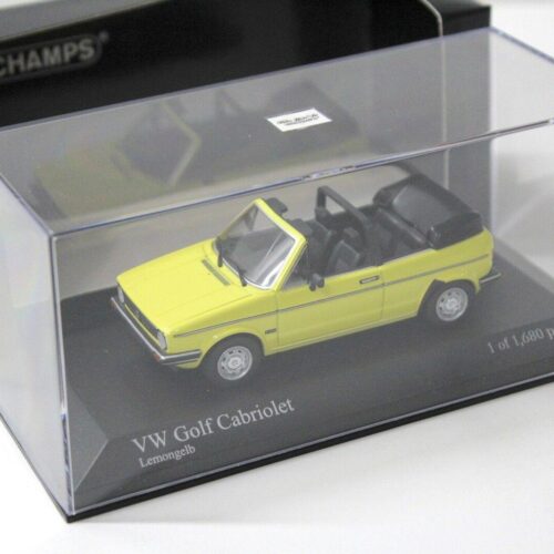 1:43 Minichamps VW Golf 1 MKI Cabriolet lemon yellow 1980