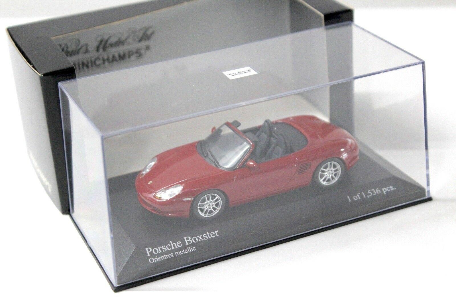 1:43 Minichamps Porsche Boxster Orient red 2002