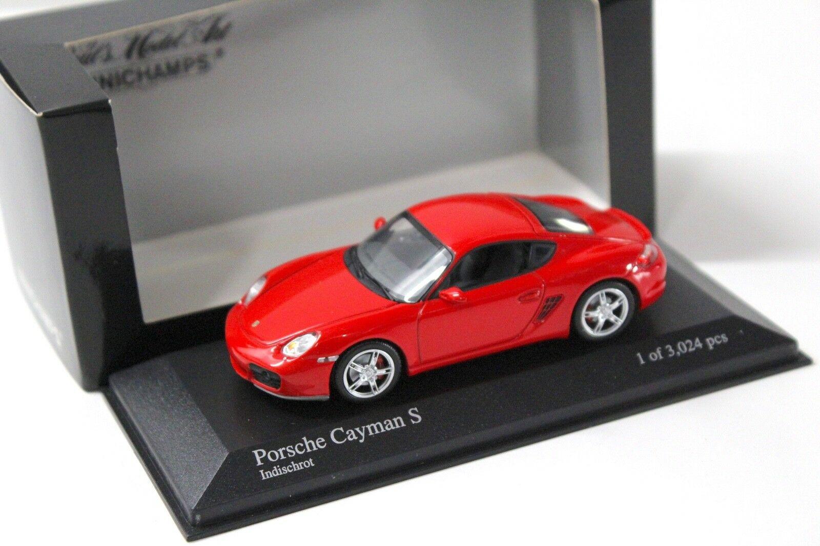 1:43 Minichamps Porsche Cayman S 2005 Indisch red