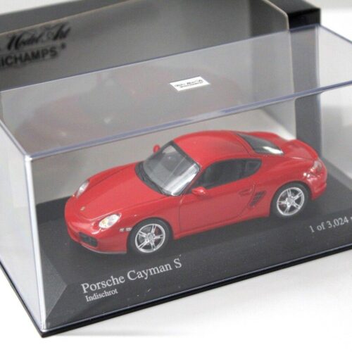 1:43 Minichamps Porsche Cayman S 2005 Indisch red