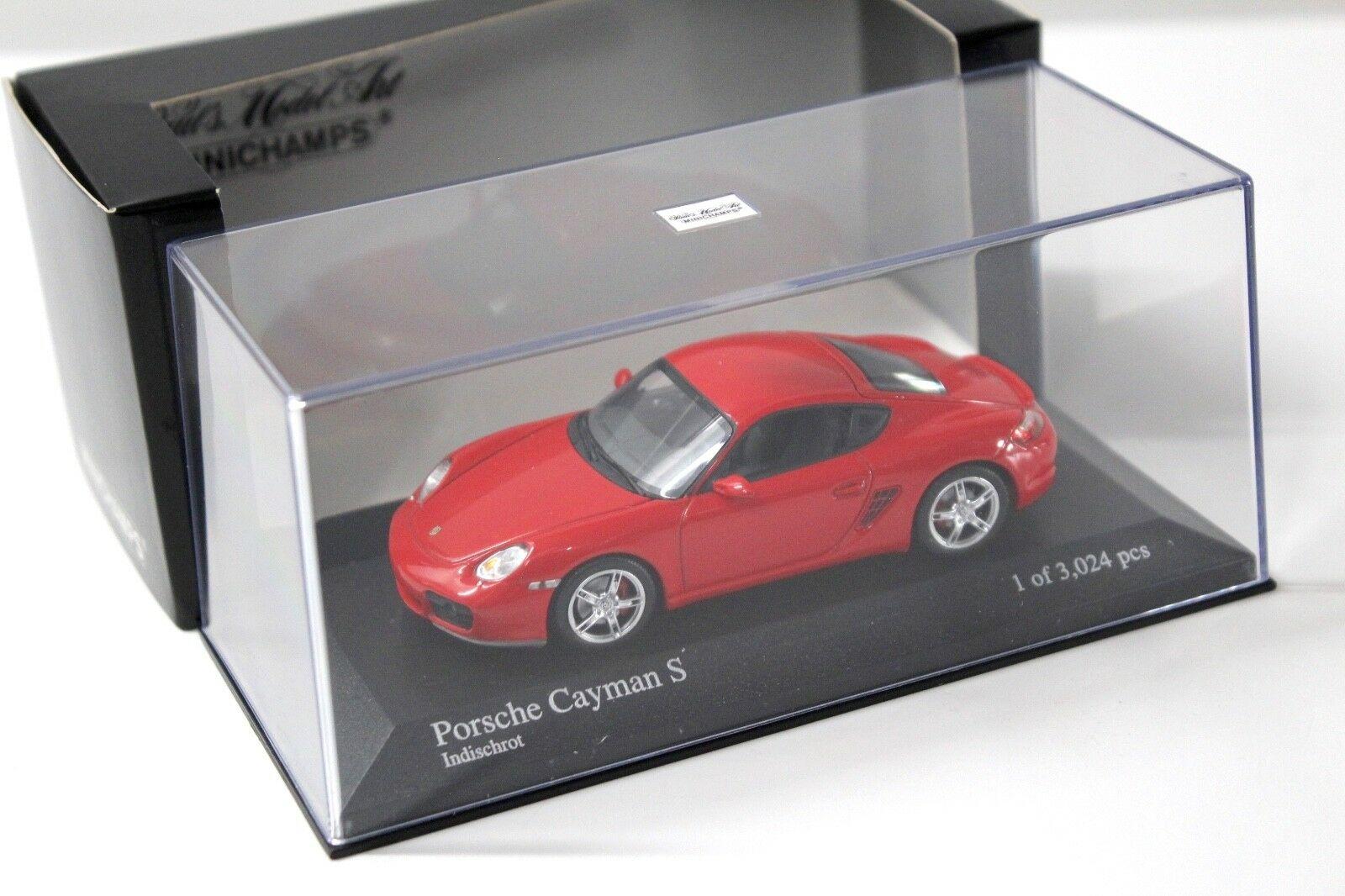 1:43 Minichamps Porsche Cayman S 2005 Indisch red